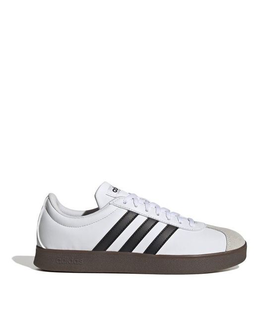 Adidas White Vl Court 3.0 Base Shoes