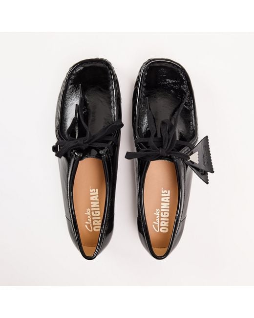 Clarks Black Clarks Wallabee