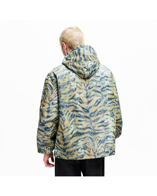 KENZO Green Tiger Windbreaker for men