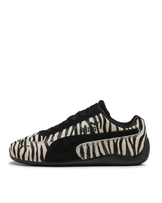 PUMA Black Speedcat Pony Low-Top Trainers
