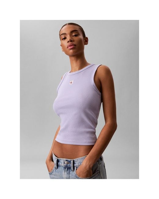 Calvin Klein Purple Tank Vest