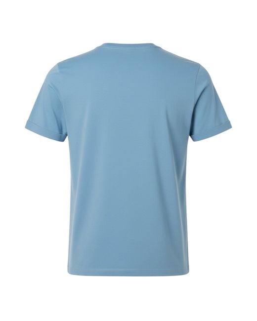 Lacoste Blue Cotton Pima T-Shirt for men