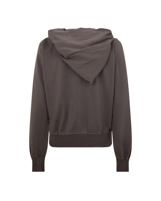 Rick Owens Gray Mountain Zip Hoodie for men