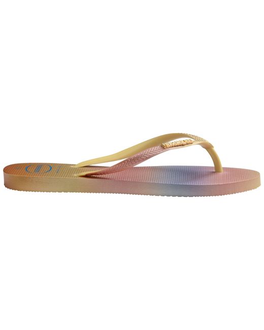 Havaianas Multicolor Slim Gradient Sunset Flip Flops