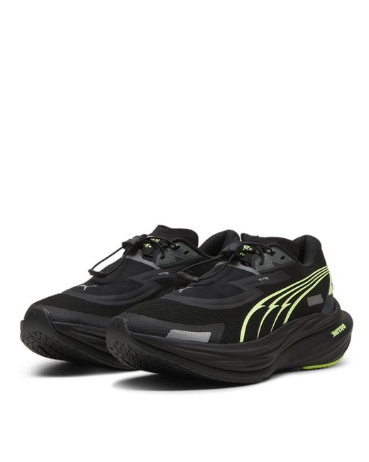 PUMA Black Deviate Nitro Trail Running Shoes