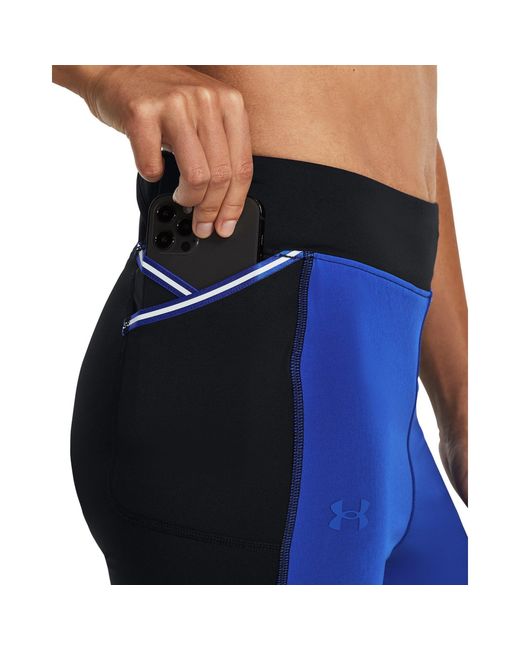 Under Armour Blue Qualifier Cold Performance Running Tights