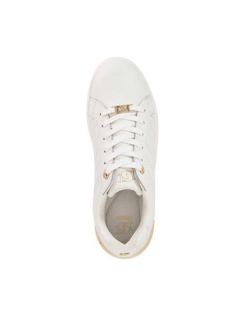 Dune White Elba Platform Trainers