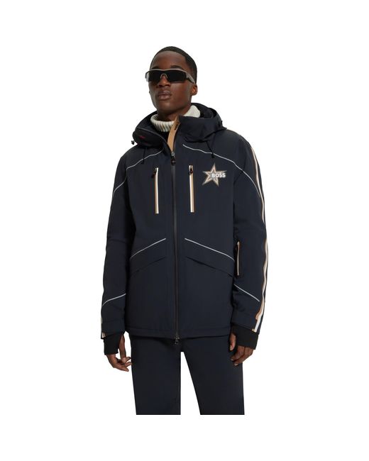 Boss Blue Technical Ski Jacket for men