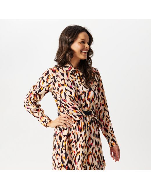 Biba Red Tie Shirt Dress