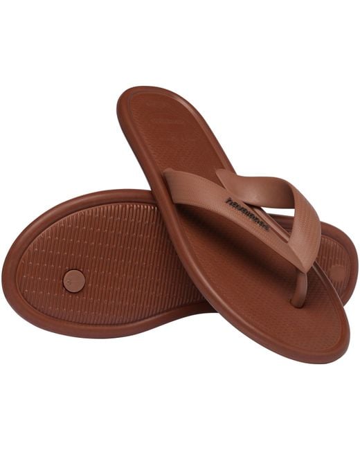 Havaianas Brown Puffed Up Flip Flops