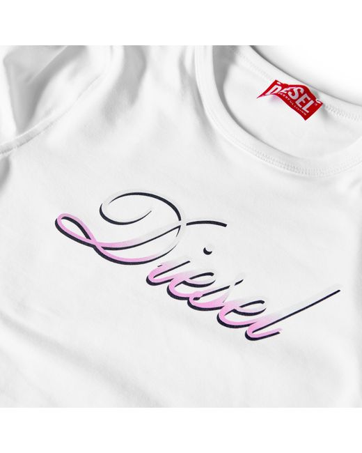 DIESEL White Baby Tee