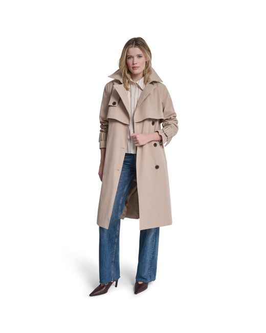 DKNY Natural Trench Coat