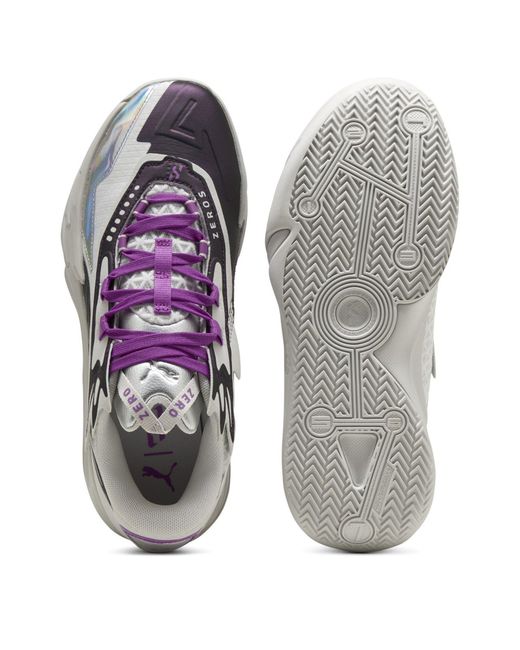PUMA Purple Scoot Zeros Ii Sterling Basketball Trainers for men