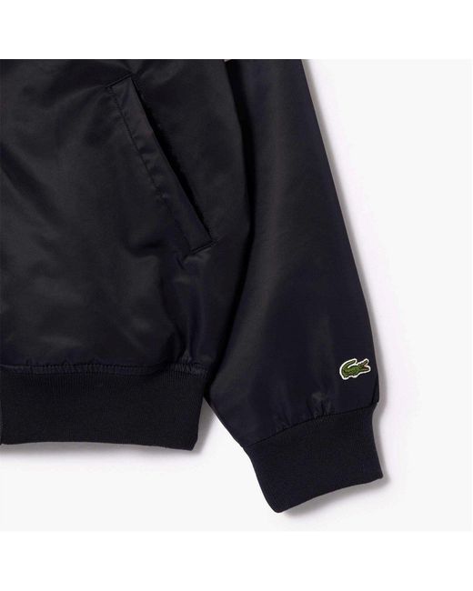 Lacoste Blue Long Sleeve Varsity Jacket for men