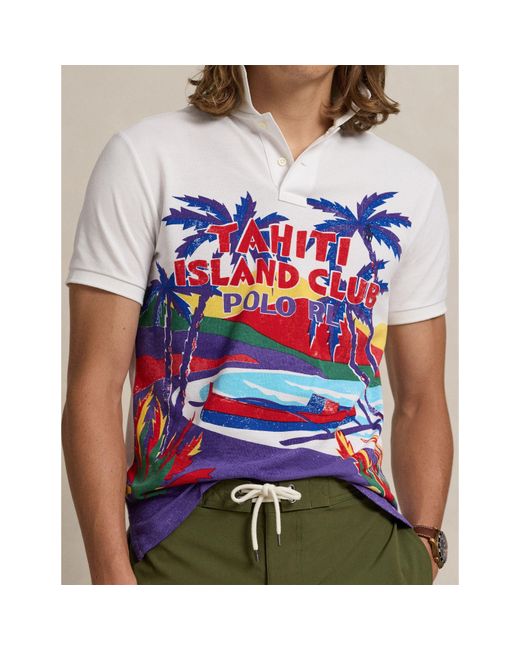 Polo Ralph Lauren Red Tahiti T-Shirt for men