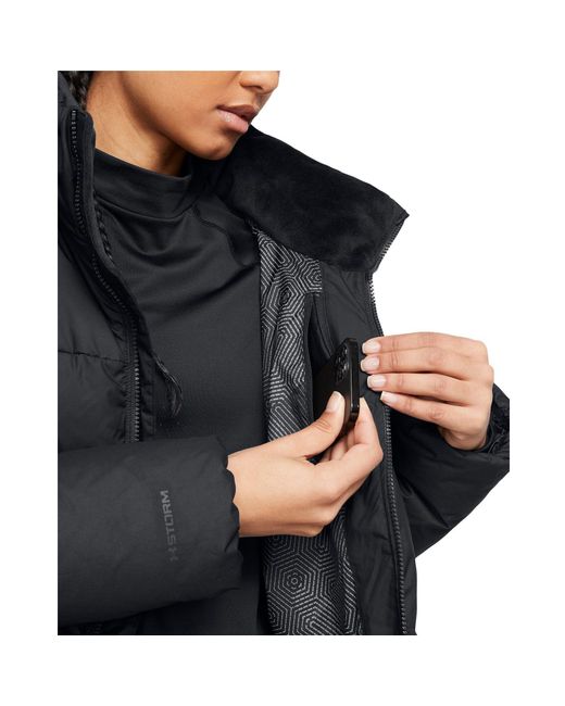 Under Armour Black Limitless Weather Resistant Puffer Jacket