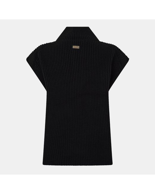 Barbour Black Clara Crew Neck Jumper