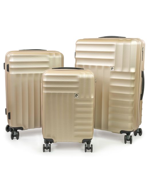 Pierre Cardin Natural Soleil 30-Inch Hard Shell Luggage Suitcase