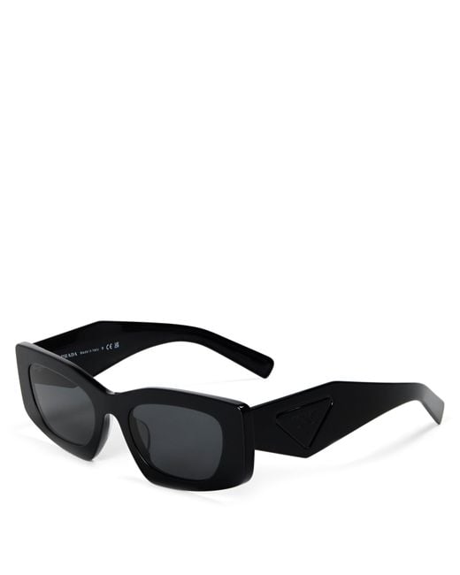 Prada Black 0Pr D03Sd Rectangle Sunglasses