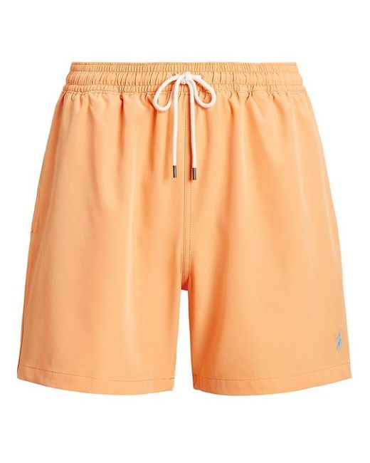 Polo Ralph Lauren Orange Traveller Swim Shorts for men