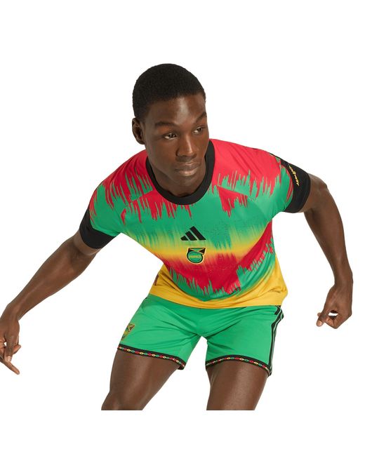 Adidas Green Jamaica Pre-Match Shirt 2026 for men
