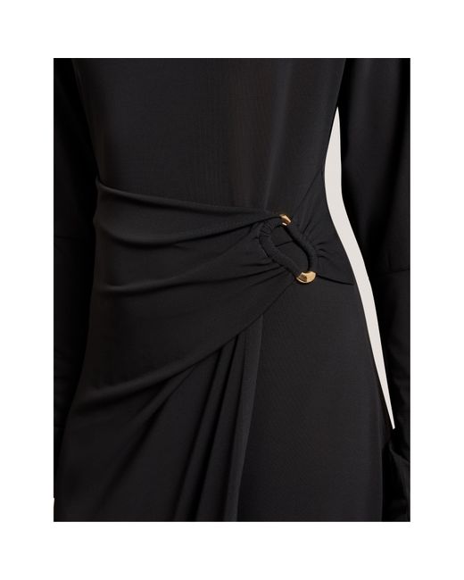 Ted Baker Black Midi Wrap Dress