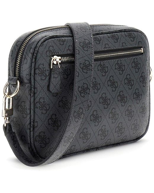 Guess Black Meridian Ii Camera Bag