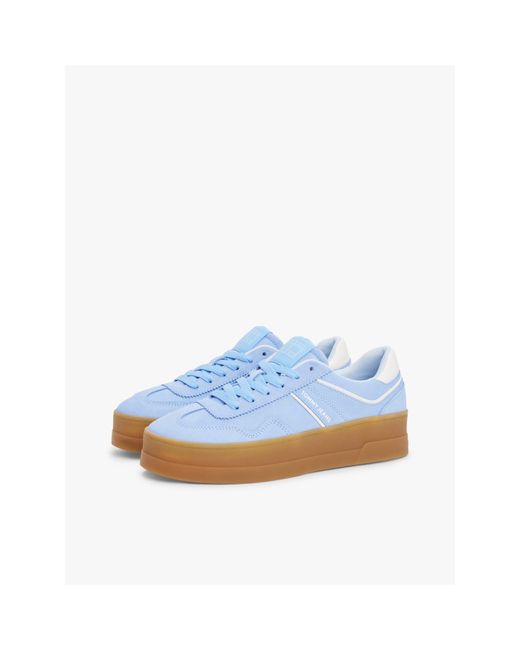 Tommy Hilfiger Blue The Greenwich Flatform Suede