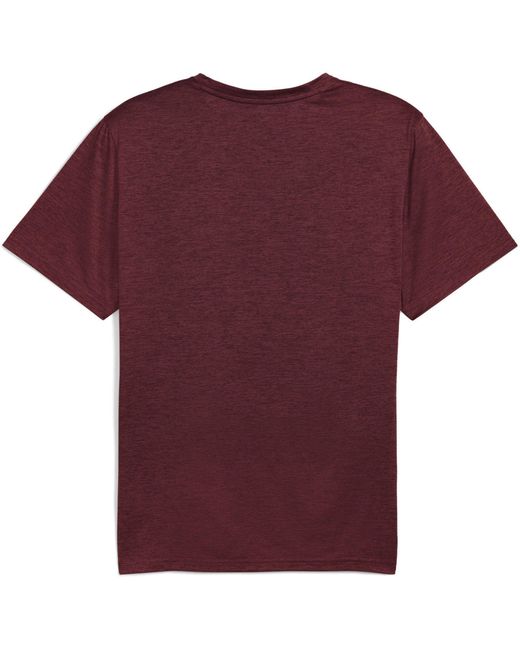 PUMA Purple Tad Short Sleeve Performance Gym Top for men