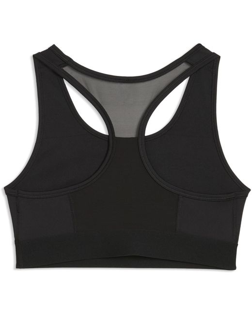 PUMA Black Hyrox Mid Non Wired Sports Bra