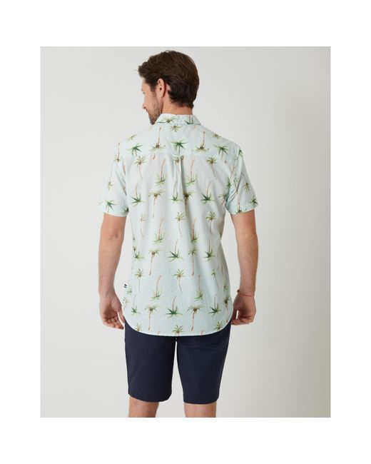 Saltwell Gray Short-Sleeve Oxford Shirt for men