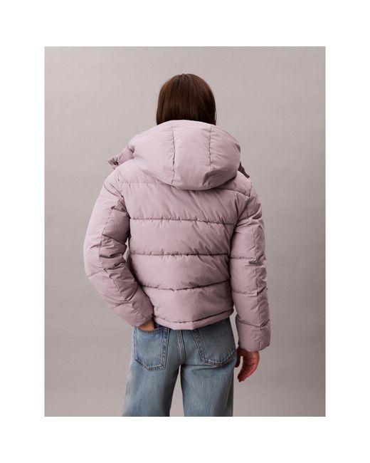 Calvin Klein Multicolor Essential Water Resistant Rds-Certified Down Short Puffer Jacket
