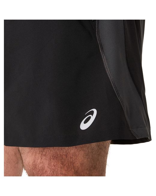 Asics Black Performance Running Shorts for men