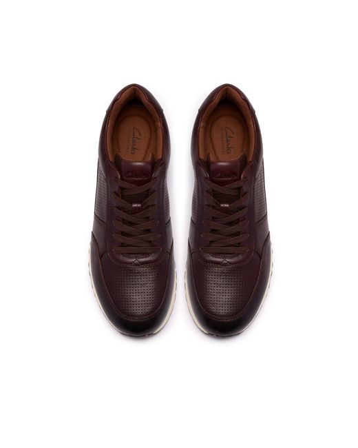 Clarks Brown Radwell Tie for men