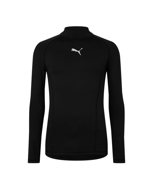 PUMA Black Liga Baselayer Tee Ls Warm T-Shirt for men