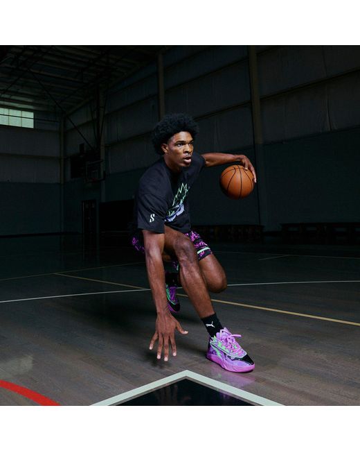 PUMA Purple Scoot Zeros Ii Lab Basketball Trainers for men