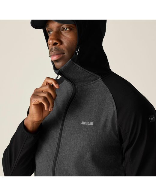 Regatta Black Arec Iii Softshell Jacket for men