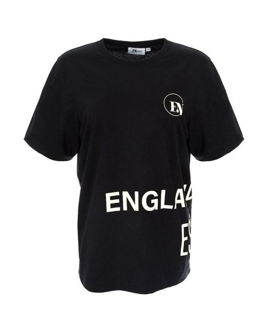 England Netball Black Oversize Netball T Shirt