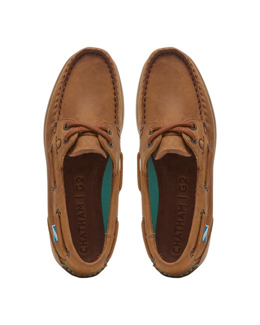 Chatham Brown Boat Shoes