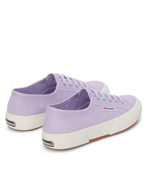 Superga Purple Canvas Low Trainers
