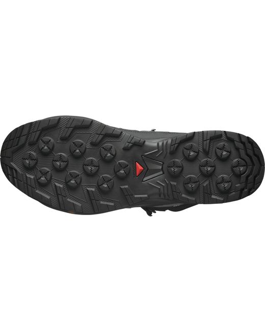 Salomon Black X Adventure Coldrush Waterproof Snow Boots for men