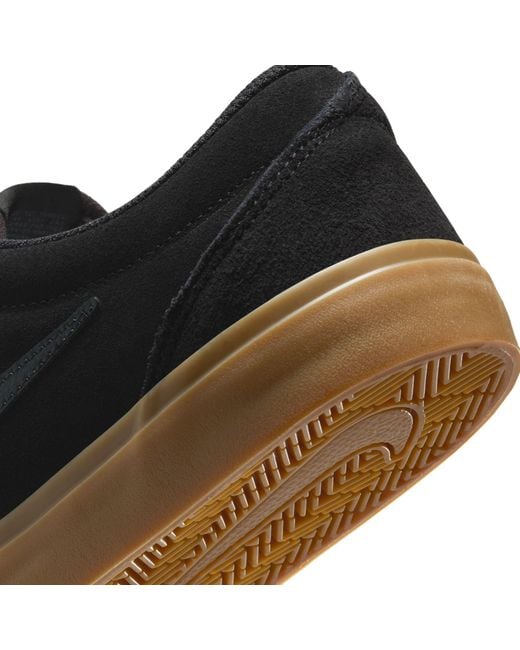 Nike Blue Charge Low Suede Shoes for men