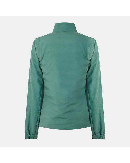 Lacoste Green Water Repellent Quilted Long Sleeve Performance Golf Jacket