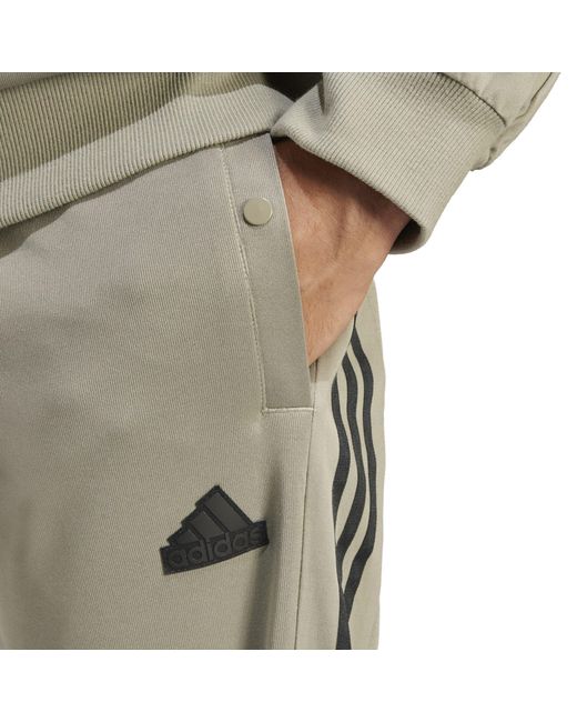 Adidas Gray Tiro Material Mix Pants for men