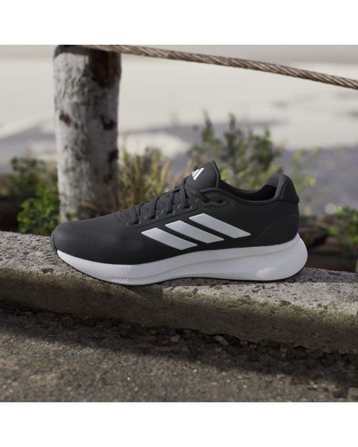 Adidas Black Run Falcon 5 Trainers for men