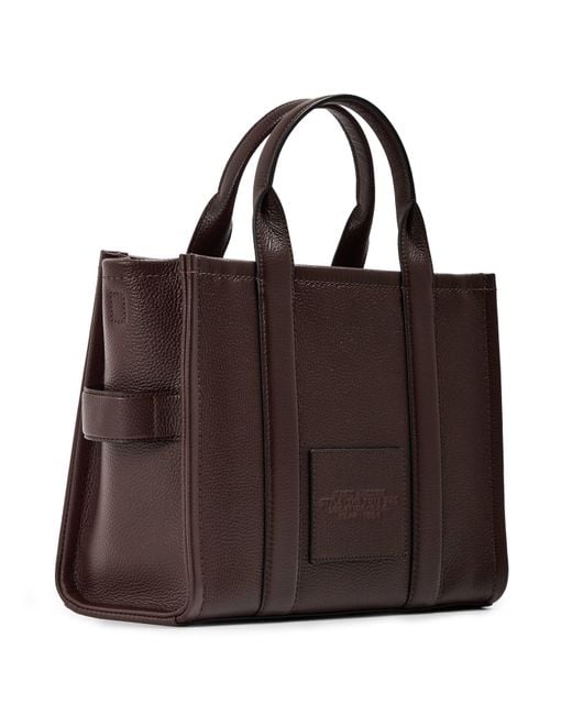 Marc Jacobs Brown The Leather Medium Tote Bag