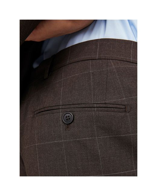 Jack & Jones Multicolor Checkered Smart Trouser for men