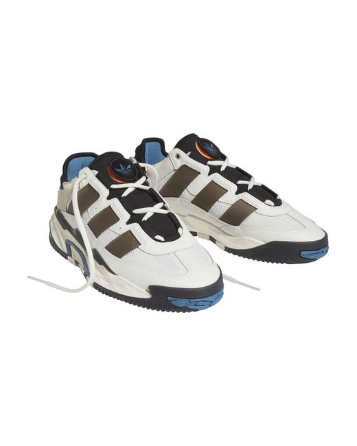 Adidas Originals White Niteball Trainers for men