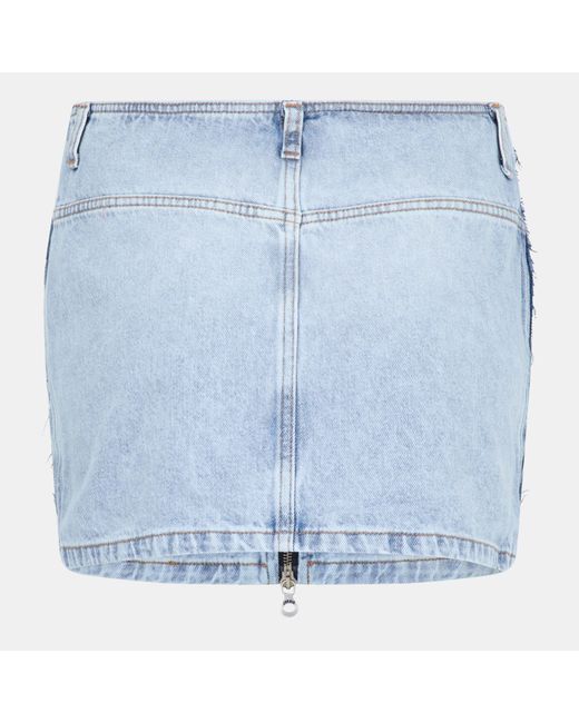 DIESEL Blue Mini Skirt