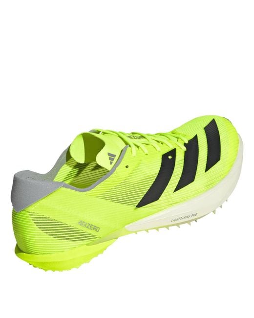 Adidas Yellow Adizero Ambition Running Spikes for men